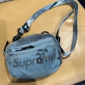 Authentic Supreme side bag with adjustable strap